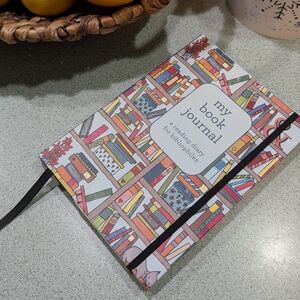 Colorful Book Journal with Bookshelf Design